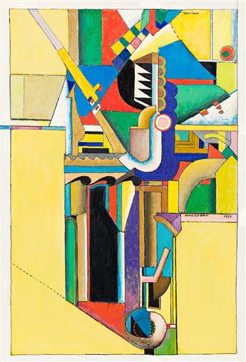 KARL HAGEDORN (1922 - 2005, GERMAN/AMERICAN) Sentinel.                                                                                           